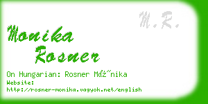 monika rosner business card